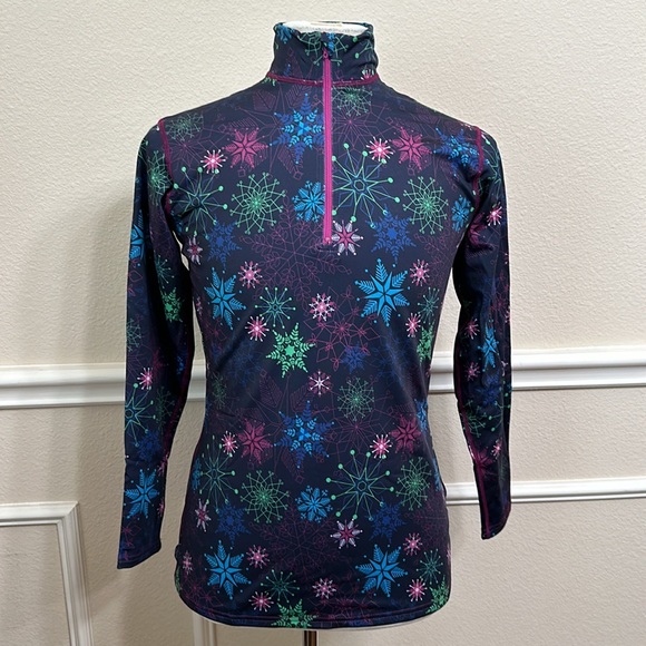 PolarMax 4.0 HEAVYWEIGHT ZIP MOCK - Snowflake Multi - Picture 2 of 11